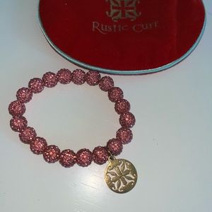 Pink Rustic Cuff Neclace!